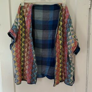 Ace & Jig Genevieve cardi in Marine/ Hope, XL